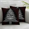  Pillow Covers Xmas Farmhouse Decorative Red Green Cushion Case Pillow Cover for Home Sofa Couch