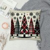  Decorations Pillow Covers Red Black Plaid Throw Pillow Cover Winter Farmhouse Decorative White Pillows Cushion Case for Home Sofa Couch