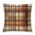  Orange Buffalo Plaid Pillow Covers Fall Decor Farmhouse Decoration Throw Pillow Cases Thanksgiving Day Cushion Cover for Outdoor Sofa Couch