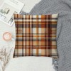  Orange Buffalo Plaid Pillow Covers Fall Decor Farmhouse Decoration Throw Pillow Cases Thanksgiving Day Cushion Cover for Outdoor Sofa Couch