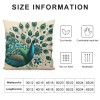  Colorful Throw Pillow Covers Retro Rustic Vintage Flowers Decorative Couch Pillow Cases Farmhouse Case Cushion Covers for Bed