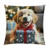  Merry Christmas Series Christmas Dogs Cat Gift Decorative Throw Pillow Covers Cushion Case Home Sofa Decor Toss Pillowcase (Xmas Gifts)