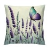  Home Sweet Home Decor Throw Pillow Covers Bless This Home Purple Spring Summer Rustic Farmhouse Butterfly Basket Flowers Pillowcase Home Sofa Cushion Cover