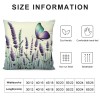  Home Sweet Home Decor Throw Pillow Covers Bless This Home Purple Spring Summer Rustic Farmhouse Butterfly Basket Flowers Pillowcase Home Sofa Cushion Cover