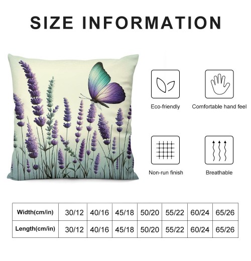  Home Sweet Home Decor Throw Pillow Covers Bless This Home Purple Spring Summer Rustic Farmhouse Butterfly Basket Flowers Pillowcase Home Sofa Cushion Cover