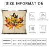 Sunflower Pumpkin Decorative Pillow Covers Square Farmhouse Cushion Cover Welcome Fall Quote Pillowcase