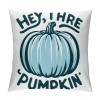 Ulloord  Blue Pumpkin Pillow Cover Autumn Harvest Decorative Throw Pillow Cases Super Soft Fall&nbsp;Season Cushion Cover Decoration Thanksgiving Sofa Couch Pillows Cover (Pumpkin-C)