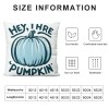 Ulloord  Blue Pumpkin Pillow Cover Autumn Harvest Decorative Throw Pillow Cases Super Soft Fall&nbsp;Season Cushion Cover Decoration Thanksgiving Sofa Couch Pillows Cover (Pumpkin-C)