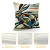  Bunny Head Throw Pillow Covers Geometric Triangle Couch Pillow Covers Pillow Case Cushion Cover Decor Home Bed Office