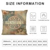 Ulloord  Vintage Style Quote Words Pillow Covers Autumn Fall Flowers Pattern Home Decorative Throw Pillow Case Cushion Cover 