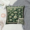 Ulloord  Hello Spring Flower Green Pillow Covers Daisy Floral Bloom for You Pillow Cases Check Plaid Buffalo Spring Farmhouse Decorations Pillows Cushion Cover