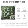 Ulloord  Hello Spring Flower Green Pillow Covers Daisy Floral Bloom for You Pillow Cases Check Plaid Buffalo Spring Farmhouse Decorations Pillows Cushion Cover