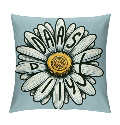  Spring Daisy Floral Pillow Covers White Petal Flower Decorative Pillow Cases Yellow Seasonal Cushion Case Farmhouse Home Decor for Sofa Couch