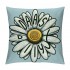  Spring Daisy Floral Pillow Covers White Petal Flower Decorative Pillow Cases Yellow Seasonal Cushion Case Farmhouse Home Decor for Sofa Couch