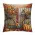 Ulloord Rustic&nbsp;Bicycle Pumpkin Sunflowers Bird Farmhouse Pillow Covers Fall Autumn Flowers Outdoor Pillow Case Home Decor Sofa Pillowcase (Bike Bird)