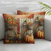 Ulloord Rustic&nbsp;Bicycle Pumpkin Sunflowers Bird Farmhouse Pillow Covers Fall Autumn Flowers Outdoor Pillow Case Home Decor Sofa Pillowcase (Bike Bird)