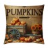 Ulloord Farm Fresh Pumpkin Apple Throw Pillow CoverVintage Thanksgiving Sunflower Flower Cushion Cover Fall Autumn Pillows Case