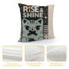 Ulloord Cat Themed Pillowcase Decorations for Home, Funny Inspirational Quotes Throw Pillow Cover, Cat Lover Gifts, Gifts