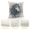 Ulloord Horse Themed Pillowcase Decorations for Home, Just A Girl Who Loves Horses Throw Pillow Cover, , for Girls