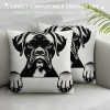 Ulloord Hope You Like Boxers Dog Themed Pillowcase Decorations for Home, Funny German Boxer Dog Love Throw Pillow Cover, Boxer Dog Lover Gifts, Boxer Mom Gifts