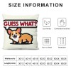 Ulloord Butt Reversible Throw Pillow Case Cover, Funny Quote Cute Butt Ass Decorations for Home Bedroom Girl Room Dorm Office, Gifts for Lovers