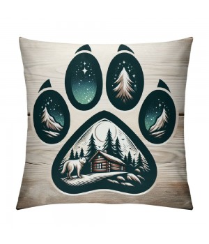 Ulloord Camper Themed Pillowcases Decorations for Home, Camper Quotes You Me and The Dogs Throw Pillow Covers, Dog Lover Gifts, Camping Camper Gifts