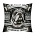 Ulloord Cute of Love Throw Pillow Case Cover, Decorations For Home Bedroom Girls Room Office, Owners Moms Gift,Dog Lovers Gift