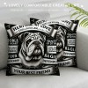 Ulloord Cute of Love Throw Pillow Case Cover, Decorations For Home Bedroom Girls Room Office, Owners Moms Gift,Dog Lovers Gift