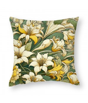 Ulloord Throw Pillow Covers Rustic Flower Decorative Pillow Cases Cushion Cases Toss Throw Pillowcase