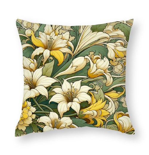 Ulloord Throw Pillow Covers Rustic Flower Decorative Pillow Cases Cushion Cases Toss Throw Pillowcase