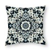 Ulloord Floral Pillow Covers, Gray Geometric Modern Abstract Decorative Pillow Covers, Pillow Cushion Cases for Room Sofa Bed Home Decor