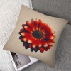 Ulloord Vintage Floral Throw Pillow Covers Sunflower&nbsp;Daisy Flowers Home Decorative Pillow Covers Rustic Outdoor Flower Pattern Cushion Cover Sofa Bedroom Decor Pillow Cases