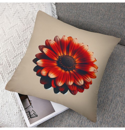 Ulloord Vintage Floral Throw Pillow Covers Sunflower&nbsp;Daisy Flowers Home Decorative Pillow Covers Rustic Outdoor Flower Pattern Cushion Cover Sofa Bedroom Decor Pillow Cases