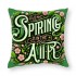  Throw Pillow Cover Pink Flowers Pattern Decorative Pillow Covers Home Decor Spring Quote Pillow Cases Outdoor Indoor Sofa Cushion Cover