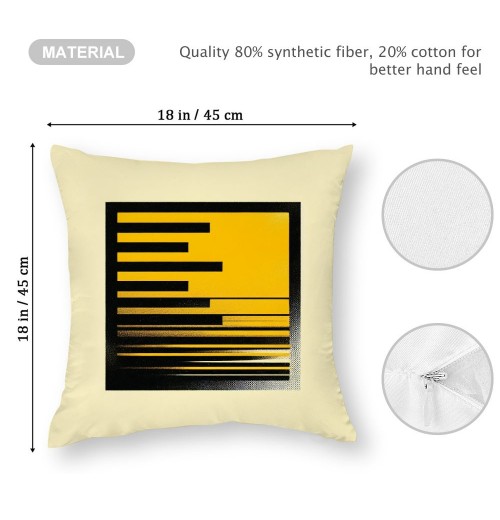 Modern Sofa Throw Pillow Covers Yellow&nbsp; Print Decorative Home Pillow Covers Geometric Pillow Case Cushion Cover for Indoor Outdoor Decor