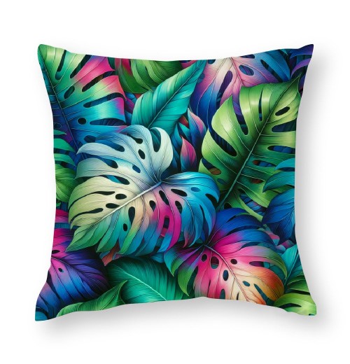 Ulloord  Pillow Covers Tropical Palm Leaf Decorative Throw Pillow Case Summer Cushion Cover for Home Bench/Couch/Sofa