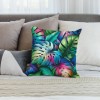 Ulloord  Pillow Covers Tropical Palm Leaf Decorative Throw Pillow Case Summer Cushion Cover for Home Bench/Couch/Sofa