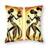 Ulloord Throw Pillow Covers Ethnic Series Vintage Tribe Lady Art Painting Style Decorative Cushion Cases Outdoor Pillowcases Home Decor