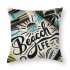 Ulloord Throw Pillow Cover Vintage Ocean Theme Conch and Decorative Pillow Case Home Decor Square Cushion Cover Pillowcase