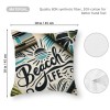 Ulloord Throw Pillow Cover Vintage Ocean Theme Conch and Decorative Pillow Case Home Decor Square Cushion Cover Pillowcase