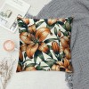 PHYHOO Short Plush Pillow Covers, Throw Pillow Covers, Decorative Square Pillows for Garden Home Patio Sofa Couch Bedroom Living Room