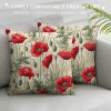 PHYHOO Short Plush Pillow Covers, Throw Pillow Covers, Decorative Square Pillows for Garden Home Patio Sofa Couch Bedroom Living Room