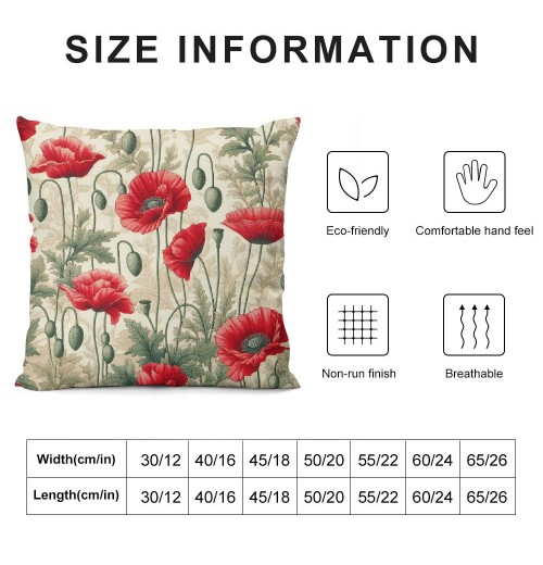 PHYHOO Short Plush Pillow Covers, Throw Pillow Covers, Decorative Square Pillows for Garden Home Patio Sofa Couch Bedroom Living Room