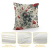 PHYHOO Short Plush Pillow Covers, Throw Pillow Covers, Decorative Square Pillows for Garden Home Patio Sofa Couch Bedroom Living Room