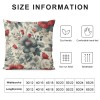 PHYHOO Short Plush Pillow Covers, Throw Pillow Covers, Decorative Square Pillows for Garden Home Patio Sofa Couch Bedroom Living Room