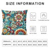 PHYHOO Short Plush Pillow Covers Fashion Printed Square Pillow Case for Bedroom, Sofa, Car Decoration Both Sides