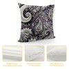 PHYHOO Short Plush Pillow Covers, Colour Printing Square Pillowcase Double-Sided No Inserts for Bedroom Living Room Sofa Decoration