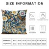 PHYHOO Short Plush Pillow Covers, Colour Printing Square Pillowcase Double-Sided No Inserts for Bedroom Living Room Sofa Decoration