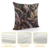 PHYHOO Short Plush Pillow Covers Purple Marble Pattern Square Pillow Case for Bedroom, Sofa, Car Decoration Both Sides